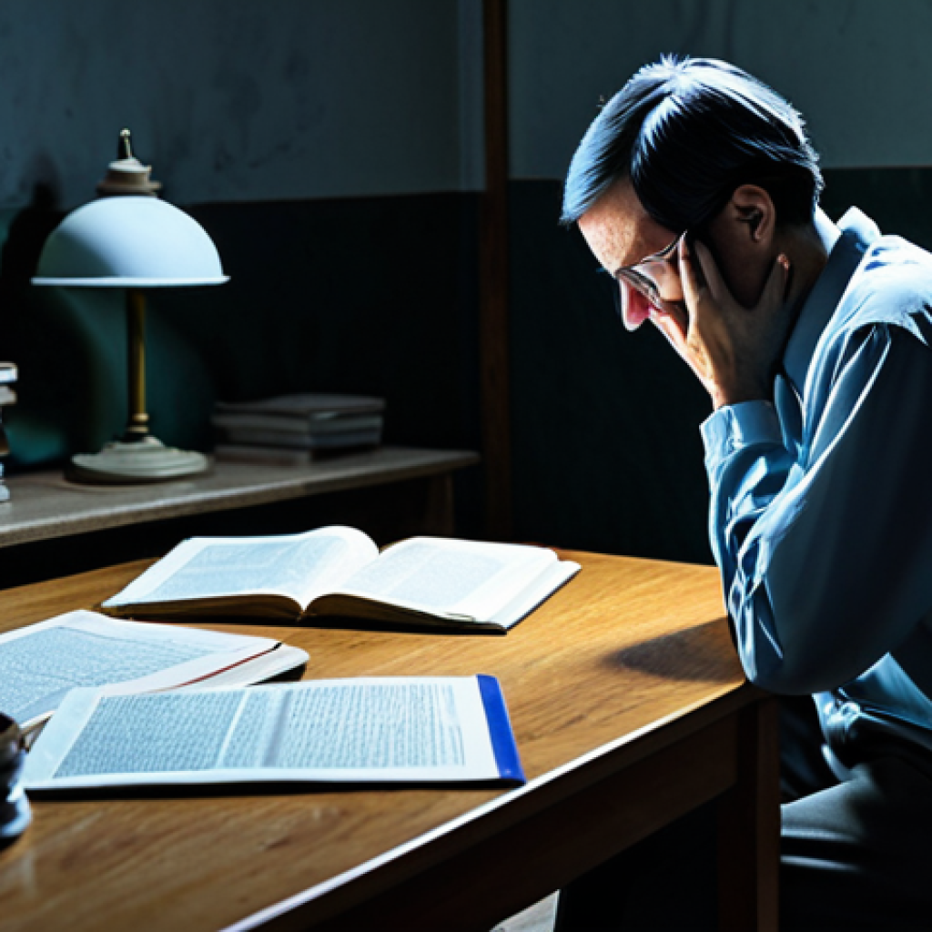The Devastating Impact on the Nervous System**

"A distressed individual, fully clothed in modest attire, sits alone in a dimly lit room, struggling to concentrate. Background shows blurred images of textbooks and family photos, symbolizing lost memories. Safe for work, appropriate content, professional illustration, perfect anatomy, natural proportions, depicts the impact of drug abuse on cognitive function and mental health, family-friendly."

**